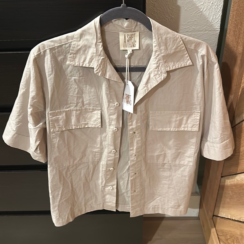 NWT A shirt thing sand